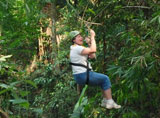 Over 3 amazing hours ziplining, easy one hour free VIP bus ride from Chiang Mai
