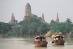 Two-day luxury boat cruise with a visit to Ayutthaya and overnight on board
